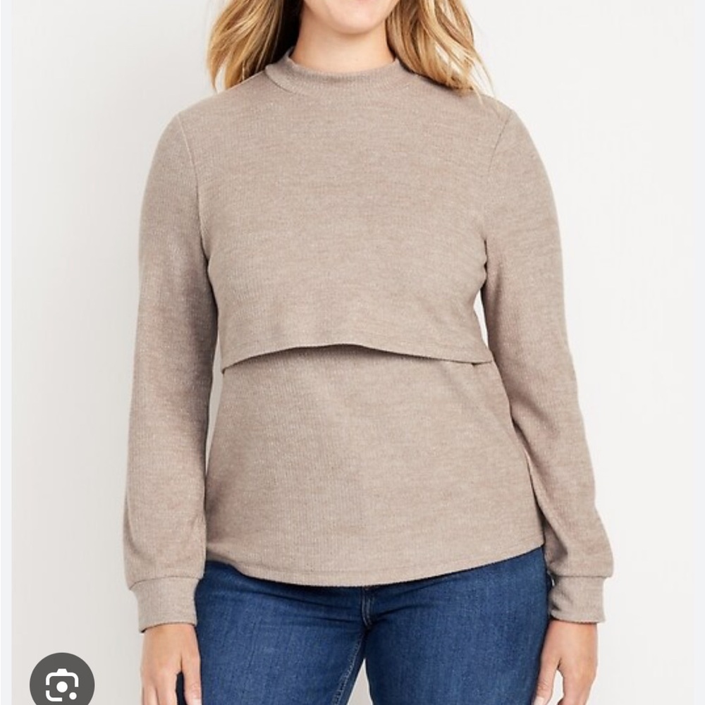 Old Navy Maternity/Nursing Mock Neck Sweater